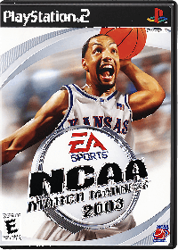 NCAA March Madness 2003 Playstation 2 US box art